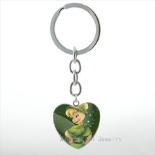 Load image into Gallery viewer, JOINBEAUTY Cute Fairy Keychain Cartoon Movie Case For Tinker Bell Keychain Ring Women Girls Dream Wonderland Jewelry gifts HP267