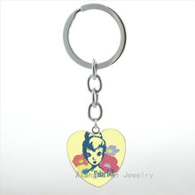 Load image into Gallery viewer, JOINBEAUTY Cute Fairy Keychain Cartoon Movie Case For Tinker Bell Keychain Ring Women Girls Dream Wonderland Jewelry gifts HP267