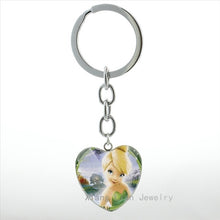 Load image into Gallery viewer, JOINBEAUTY Cute Fairy Keychain Cartoon Movie Case For Tinker Bell Keychain Ring Women Girls Dream Wonderland Jewelry gifts HP267