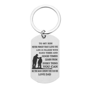 Personalized Customize Engraving  Key Chain Stainless Steel Calendar Highlighted Date Car Logo Plate Number  Anti-lost Keyring