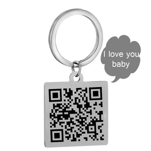 Personalized Customize Engraving  Key Chain Stainless Steel Calendar Highlighted Date Car Logo Plate Number  Anti-lost Keyring