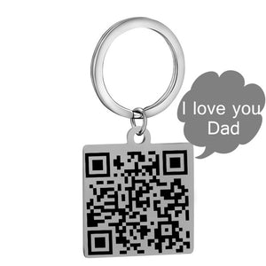 Personalized Customize Engraving  Key Chain Stainless Steel Calendar Highlighted Date Car Logo Plate Number  Anti-lost Keyring