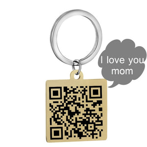 Personalized Customize Engraving  Key Chain Stainless Steel Calendar Highlighted Date Car Logo Plate Number  Anti-lost Keyring