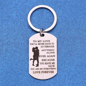 Personalized Customize Engraving  Key Chain Stainless Steel Calendar Highlighted Date Car Logo Plate Number  Anti-lost Keyring