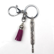 Load image into Gallery viewer, New Nurse Medical Box Medical Key Chain Needle Syringe Stethoscope Tassel Color Cute Keychain Jewelry Gift