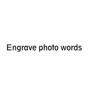 Personalized Customized Photo Engrave Dog Tag Keychains Stainless Steel Water Drop Keepsake Key Chains For Gifts