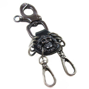 Hephis Carabiner Key Chain and Unique Men Car Keychains Bottle Opener Multi Function High Grade Key Rings Holder Jewelry Gifts