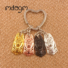 Load image into Gallery viewer, 2019 Belgian Malinois Dog Animal Gold Silver Plated Metal Pendant Keychain For Bag Car Women Men Key Ring Love Jewelry K149
