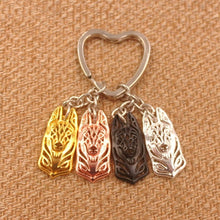 Load image into Gallery viewer, 2019 Belgian Malinois Dog Animal Gold Silver Plated Metal Pendant Keychain For Bag Car Women Men Key Ring Love Jewelry K149