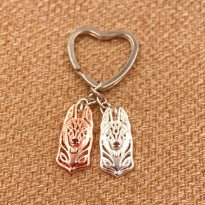 2019 Belgian Malinois Dog Animal Gold Silver Plated Metal Pendant Keychain For Bag Car Women Men Key Ring Love Jewelry K149